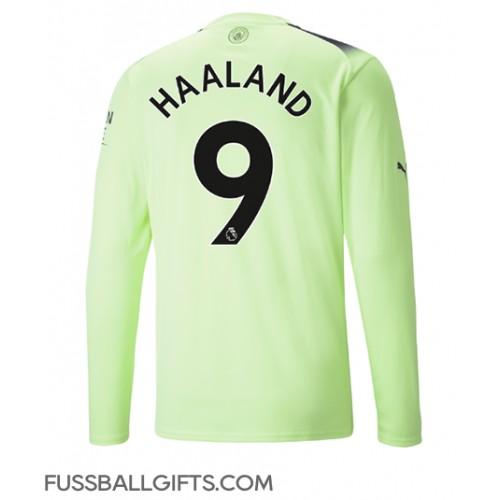 Manchester City Erling Haaland #9 Fußballbekleidung 3rd trikot 2022-23 Langarm